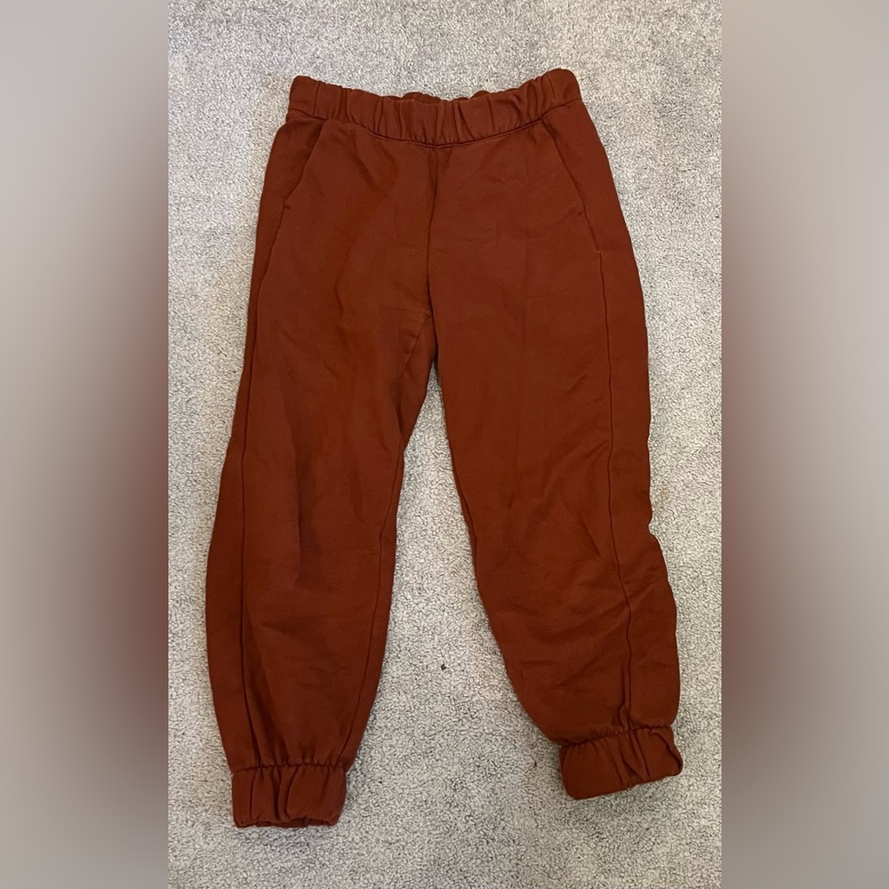 Rust sweatpants
